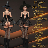 [K-Style]EXCLUDIVE OUTFIT & TATTOO HALLOWEEN #1