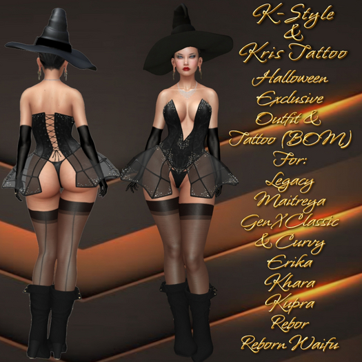 [K-Style]EXCLUDIVE OUTFIT & TATTOO HALLOWEEN #2