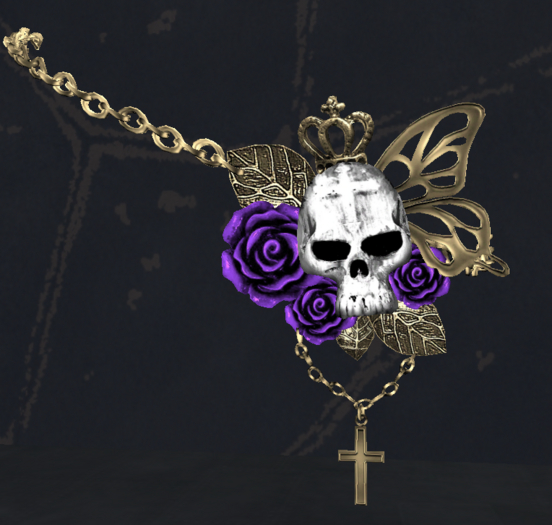 SkullAndFlower Eyepatch - Unrigged 