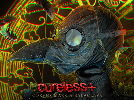 Second Life Marketplace - CURELESS[+] Corvus Mask & Balaclava DEMO