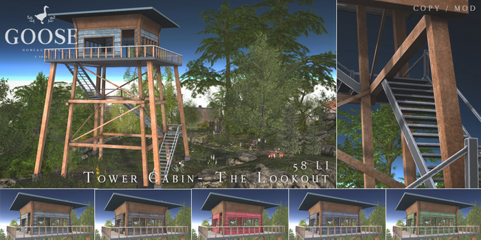 GOOSE - Tower Cabin - The Lookout
