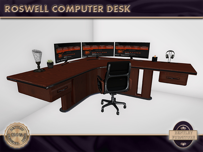 Roswell Computer Desk - PG Version - BOXED