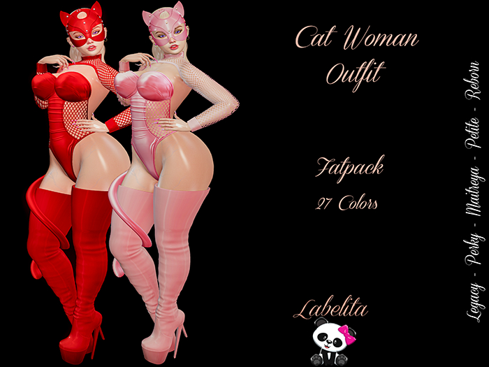 [LABELITA] Cat Woman Outfit Fatpack
