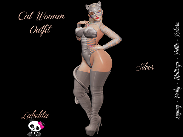 [LABELITA] Cat Woman Outfit Silver
