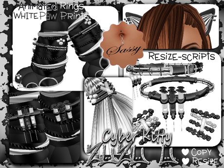 Second Life Marketplace - !...:::ZUZU~U::...! ~Cyber Kitty~ Neko Outfit