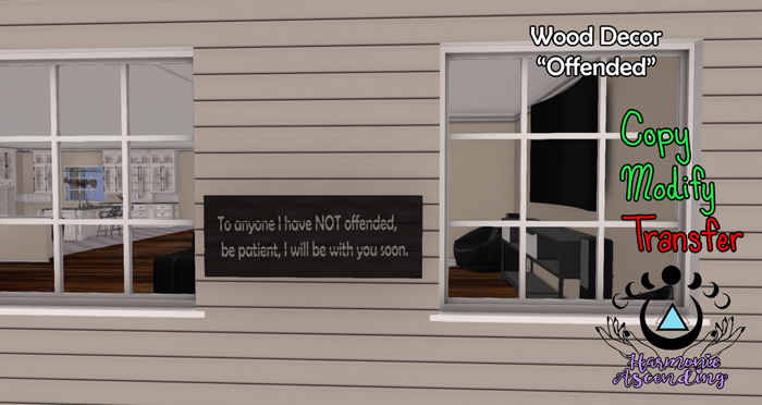 [HA] Wood Decor - Offended