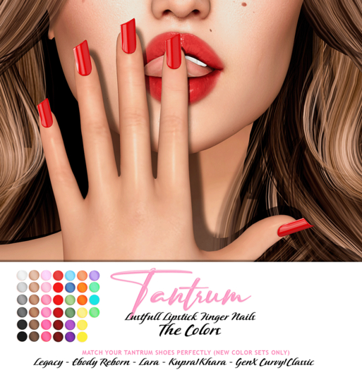 Tantrum - LL The Colors - Finger Nails 