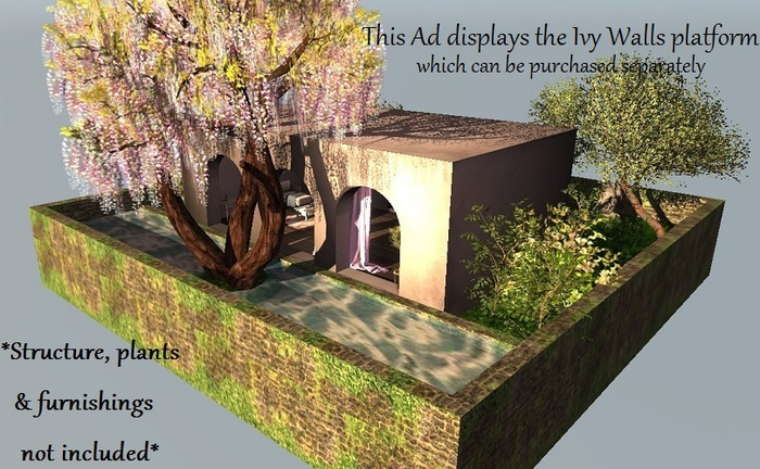 Kaizy's platform 24x24 Ivy Walls w/stream