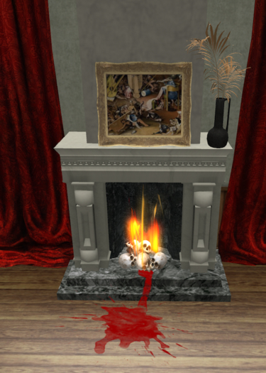 Song's "Burn the Evidence" Fireplace