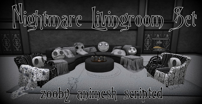 MERCI~ ITS A NIGHTMARE LIVINGROOM SET