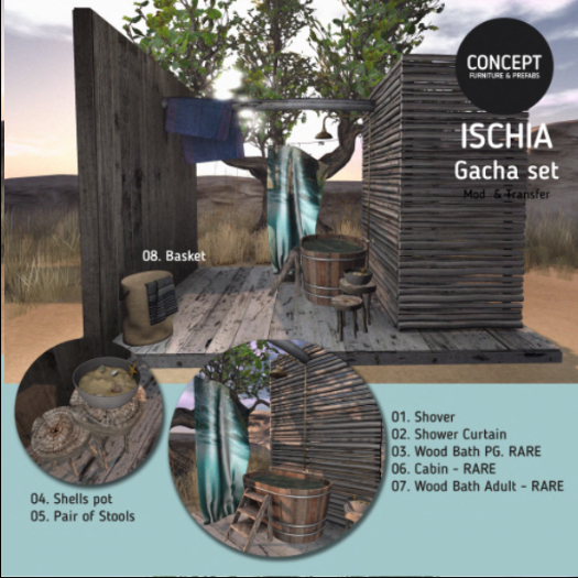 06. CONCEPT} ISCHIA. CABIN - RARE