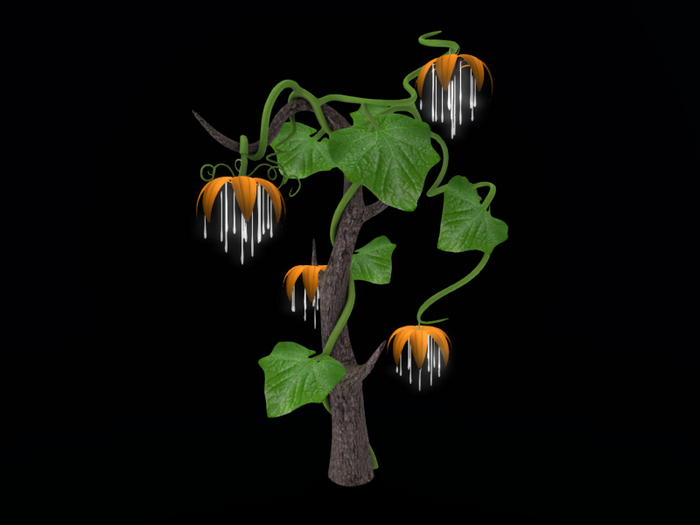 MC Pumpkin Tree Lights