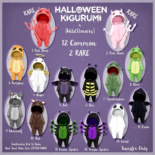 {WF} Halloween Kigurumi {BebeFitted} - Rat 1