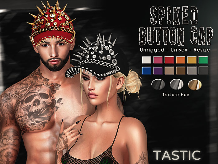 Tastic-Spiked Button Cap  