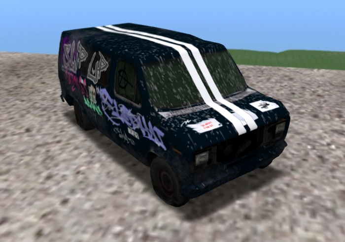  80 s Graffiti Van 03