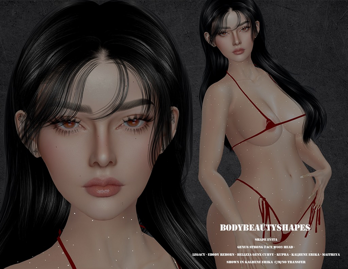 Genus Strong Face W003 - Shape ***EVITA***