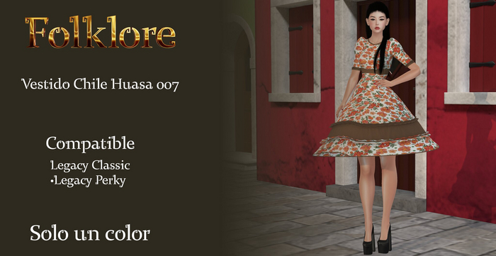 Folklore: Vestido Chile Huasa 007
