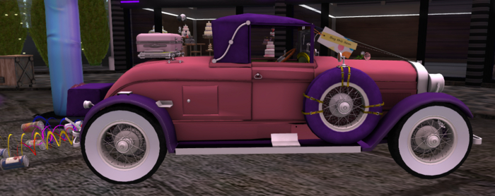 Wedding car prop (add)