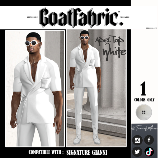 GF. Apel Top Gianni WHITE