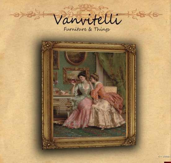 LV Vanvitelli "Reading Poetry", paintig, 2 Li