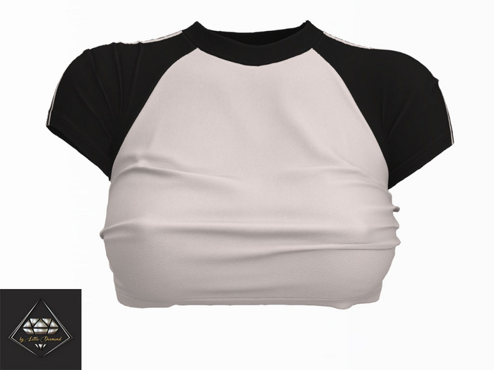 -LD- Posh Top White/Black
