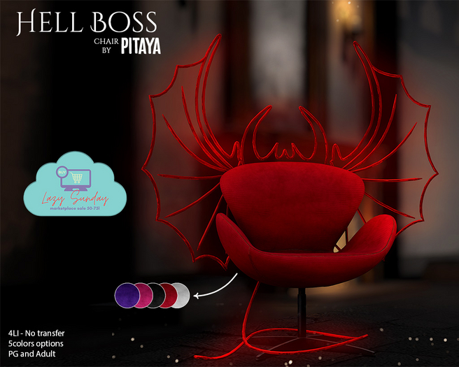 Pitaya - Hell Boss Chair (PG)  Fatpack *add*
