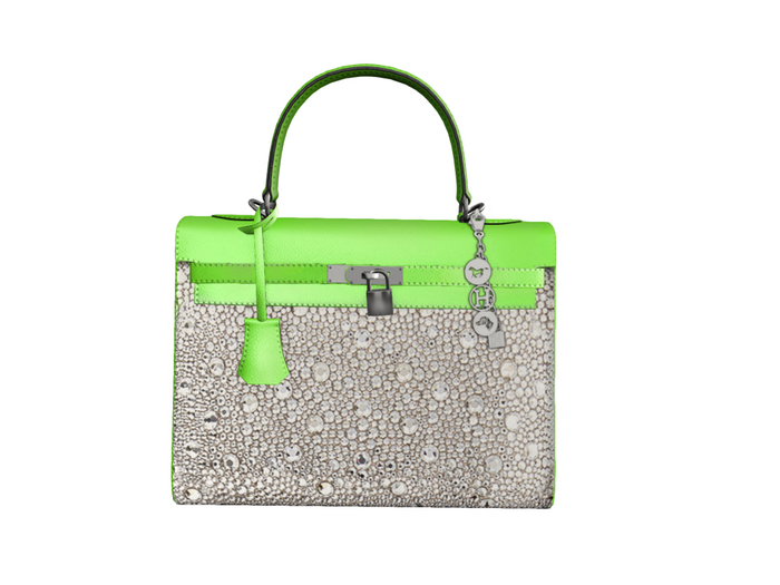 Hollyhood Crystal Bag Lime