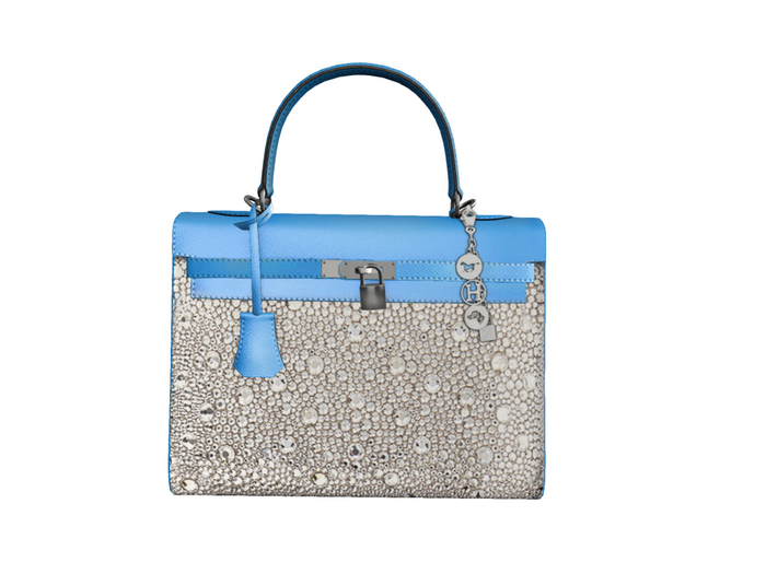 Hollyhood Crystal Bag Blue