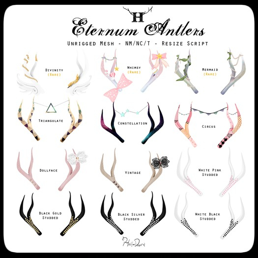 +Half-Deer+ Eternum Antlers (Divinity) [box] RARE