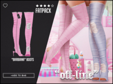 "Off-Line" x "Barbiana" Boots / Fatpack