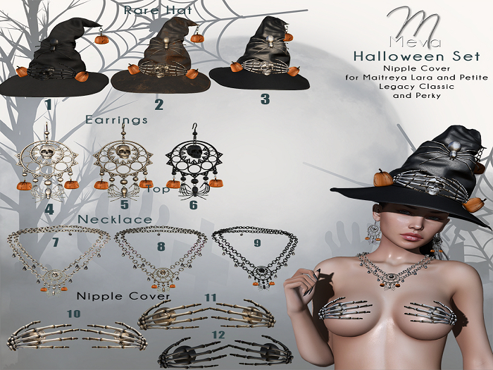 2.Meva Halloween Hat Brown Leather RARE