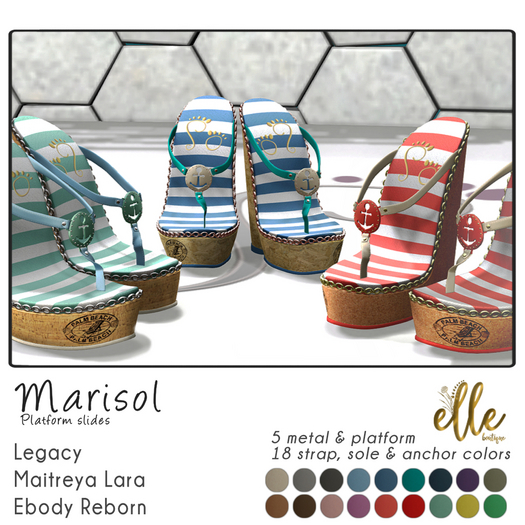 Elle Boutique - DEMO Marisol Platform Sandals V2
