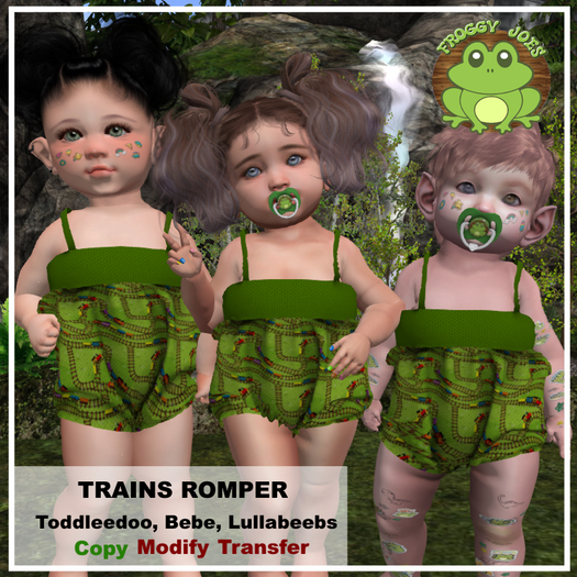 :FroggyJoes: Train Romper