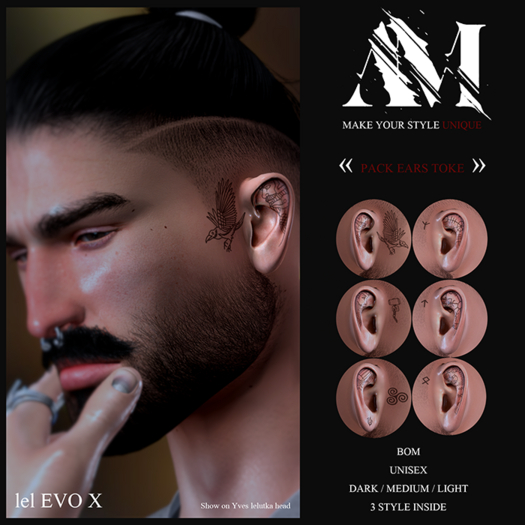 @Affirma Pack Ears " Toke "