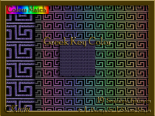 Greek Key Color Seamless Texture Pack