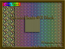 Mermaid Scale #01 Black Seamless Texture Pack
