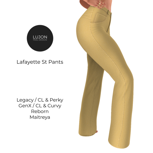 {LUJON} Lafayette St Pants - Khaki