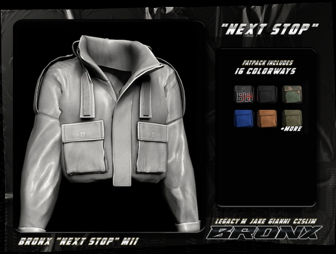 BRONX. "NEXT STOP" M11 JACKET - GREY