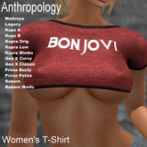 Bon Jovi Women's Crop Top (WST)