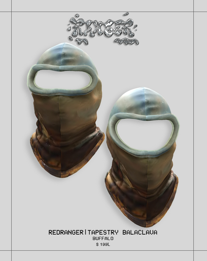 REDRANGER_TAPESTRY BALACLAVA_BUFFALO [PACKAGED]