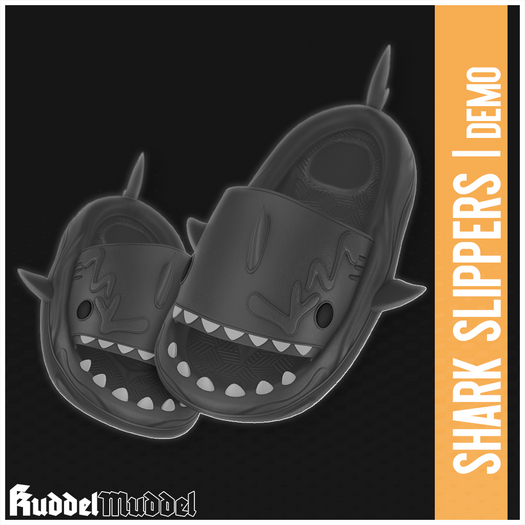 [KuddelMuddel] Shark Slippers / Demo