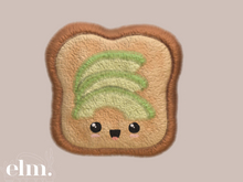 Elm. Toast Plushies ~ Sliced Avo