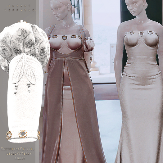 .ET. Lendsey Sleeves (add me) White