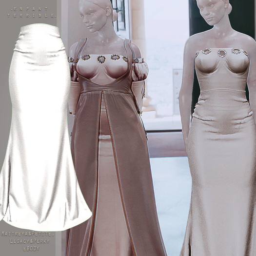 .ET. Lendsey Skirt (add me) White