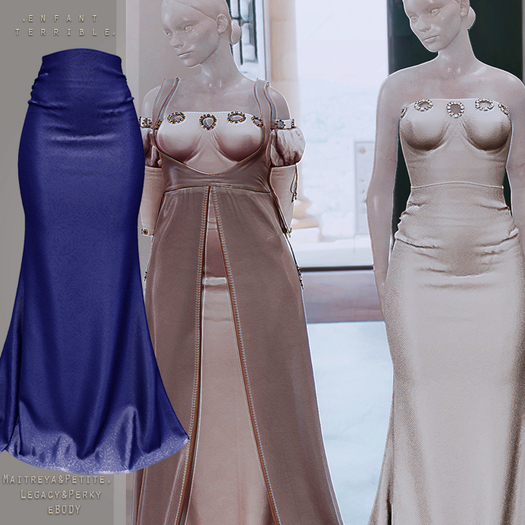 .ET. Lendsey Skirt (add me) Sapphire