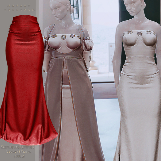 .ET. Lendsey Skirt (add me) Ruby