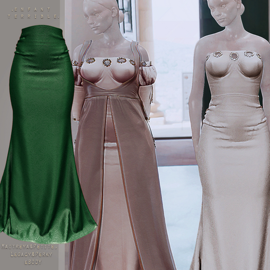 .ET. Lendsey Skirt (add me) Emerald