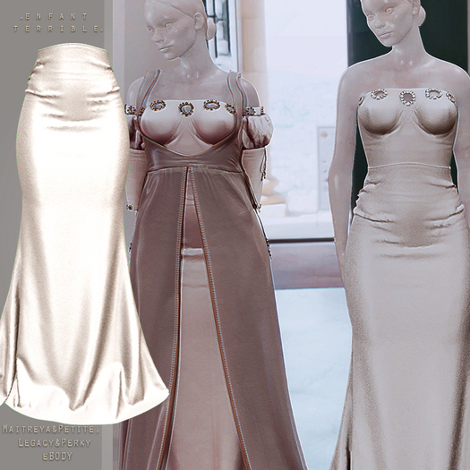 .ET. Lendsey Skirt (add me) Creme