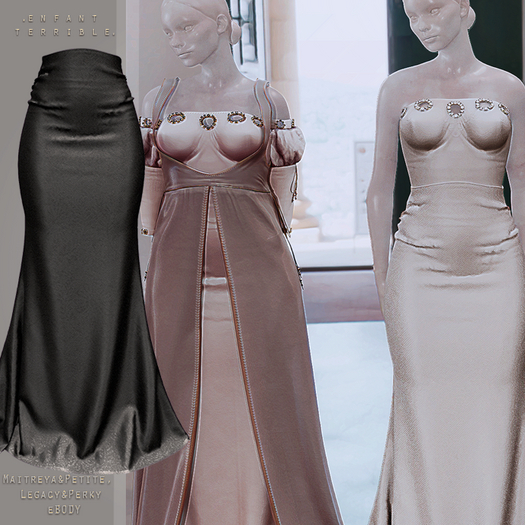 .ET. Lendsey Skirt (add me) Black