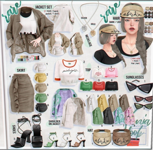 `M.BIRDIE / Vonia look. Shoulder on Jacket5